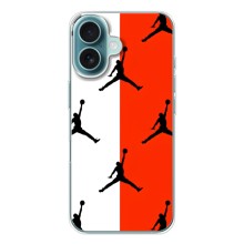 Чохли для iPhone 17 - з картинкою JORDAN (AlphaPrint) (Лого Джордан)