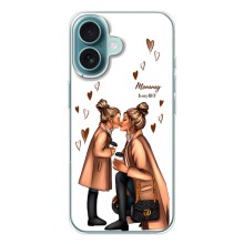 Чохол з друком для iPhone 17 - (Мама з дитинкою) (AlphaPrint) (Донька і мама)