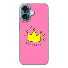 Чохол з картинкою (Стильні) Айфон 17 - (AlphaPrint) (Princess)