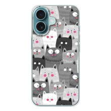 Чохли з Котиками для iPhone 17 (VPrint) (Мальовані котики)