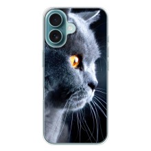 Чохли з Котиками для iPhone 17 (VPrint) (Сірий Кіт)