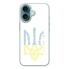 Чохли для iPhone 17 Укр. Символіка (AlphaPrint) (Герб з букв)