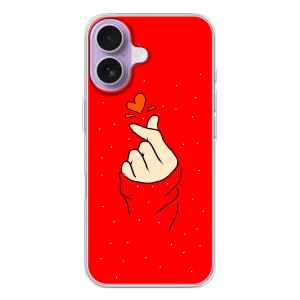 Чохол (Знак сердечка) для iPhone 17 – Сердечко на червоному