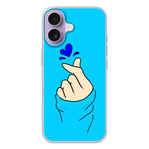 Чохол (Знак сердечка) для iPhone 17 – Сердечко на синоьому