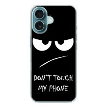 Чохол для Айфон 17 - (AlphaPrint) з принтом (ТОП продажів) (Dont Touch)