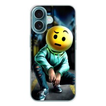 Чохол для Айфон 17 - (AlphaPrint) з принтом (ТОП продажів) (Хлопець смайл)