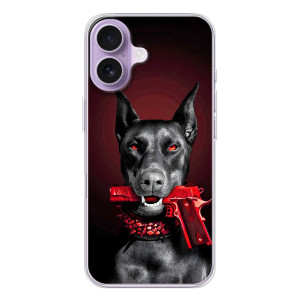 Чохол ДОБЕРМАН  для iPhone 17 – Доберман злий