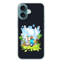Чохол Майнкрафт на iPhone 17 (AlphaPrint) Minecraft (персонажі Minecraft)