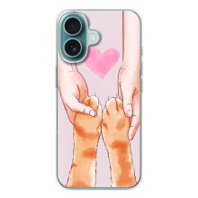Чохол на Айфон 17 з Котиками (VPrint) (Любовь до котиків)