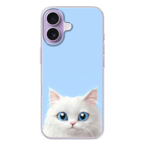 Чехол на тематику: Коты для iPhone 17 – Белый кот