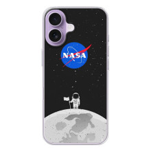 Силиконовый бампер с принтом "Наса" на iPhone 17