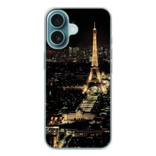 Чохол Ейфелева Вежа iPhone 17 - (AlphaPrint) (Нічний Париж)