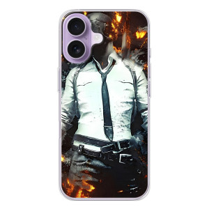 Силиконовый чехол с картинкой "Герой Pubg" на iPhone 17 – Man Пубг