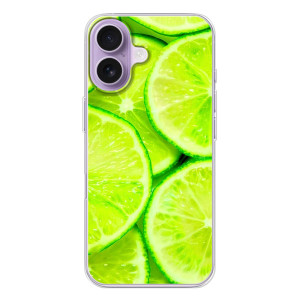 Чехол с изображением  вкусной еды для iPhone 17 – Лайм