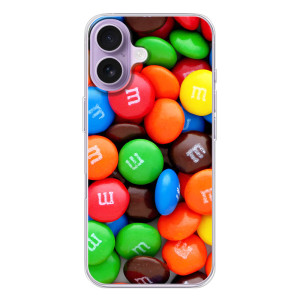 Чехол с изображением  вкусной еды для iPhone 17 – Разноцветные M&M'S