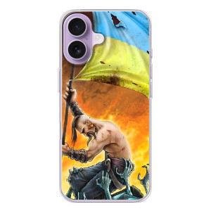 Чехол с картинкой (Патриотический КОЗАК) на iPhone 17 – Сильный Козак