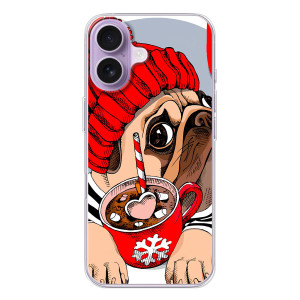 Бампер для iPhone 17 с картинкой "Песики" – Грустная собака