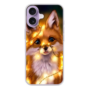 Чехол с Лисичкой для iPhone 17 – Новогодний лисенок