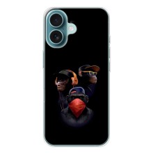 Чохол з Мавпами iPhone 17 - (AlphaPrint) (Три мавпи)