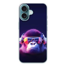 Чохол з Мавпами iPhone 17 - (AlphaPrint) (Стильна мавпа)