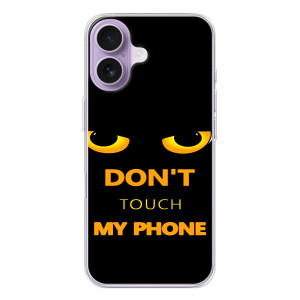 Чехол с Прикольным принтом на iPhone 17 – Не трогай мой телефон