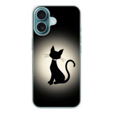 Чохол з принтом для iPhone 17 (AlphaPrint) Модні коти (Силует котика)