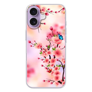Чохол з картинкою Сакури на iPhone 17 – Метелики на сакурі