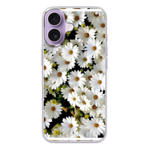 Чохол з ромашками на iPhone 17 – Рамка в ромашках