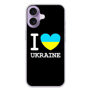 Чохол з Українською символікою на Айфон 17 – I Love Ukraine