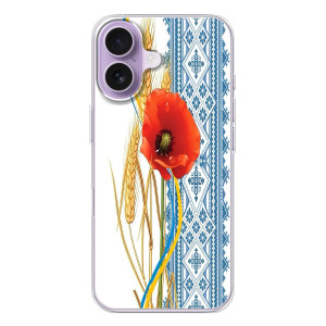 Силіконовый Чохол на iPhone 17 з картинкой Вишиванки – Вишиванка з квіткою