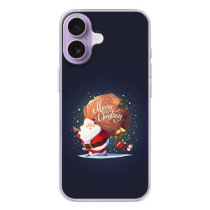 Чехол Санта Клаус для iPhone 17 – Подарки от Санты