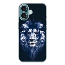 Чохол з картинкою ЛЕВ для iPhone 17 (VPrint) (Синій Лев)