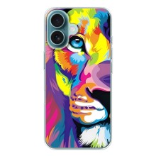 Чохол з картинкою ЛЕВ для iPhone 17 (VPrint) (Яскравий Лев)