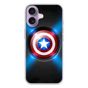 Чехол с Щитом Капитана Америки на iPhone 17 – Яркий Щит Капитана