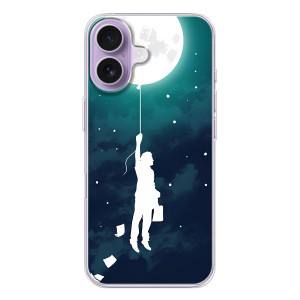 Чехол (ТПУ) с планетами на iPhone 17 – To The moon