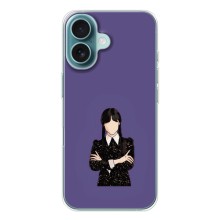 Чохли Венсдей на iPhone 17 Уенсдей (AlphaPrint) (Венздей у чорному)