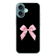 Чехол банты для iPhone 17 – Бант на черном