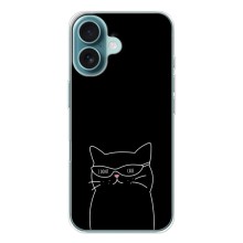 Чохол з малюнком кіт на iPhone 17 (Байдужий кіт)