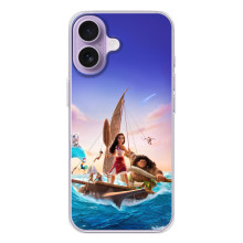 Чехол с мультфильмом Моана iPhone 17 (Моана и Мауи)