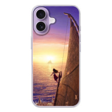 Чехол с мультфильмом Моана iPhone 17 (Моана в море)