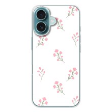 Чохол з розовим принтом для iPhone 17 (Рожеві квіти)
