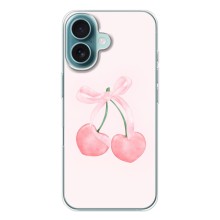 Чохол з розовим принтом для iPhone 17 (Рожеві вишні)