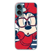 Міккі Маус чохол для iPhone 17 (AlphaPrint - Мультяшні) (Маус в окулярах)