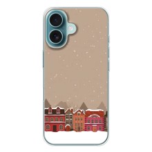 Новорічні, Святкові Чохли для iPhone 17 - 2024 год (Зимове місто)