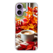 Чехол с уникальным дизайном «Осень с кофе» для iPhone 17