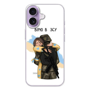 Патриотический Чехол для iPhone 17 – Верим в ЗСУ