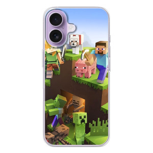 Чехлы для iPhone 17 (Персонажи Майн Крафт) – Майн-крафт