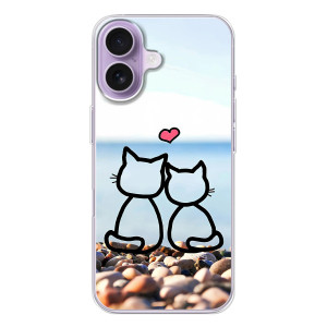 Силіконові Чохли Коханій людині для iPhone 17 – Котейки