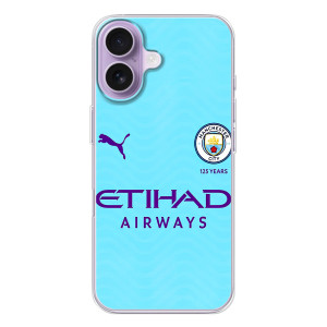 Силиконовые Чехлы принт Футбол на iPhone 17 – Man City