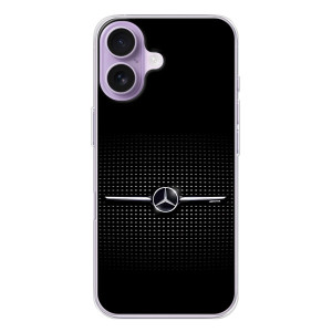 Силиконовый бампер с картинкой машины на iPhone 17 – Mercedes